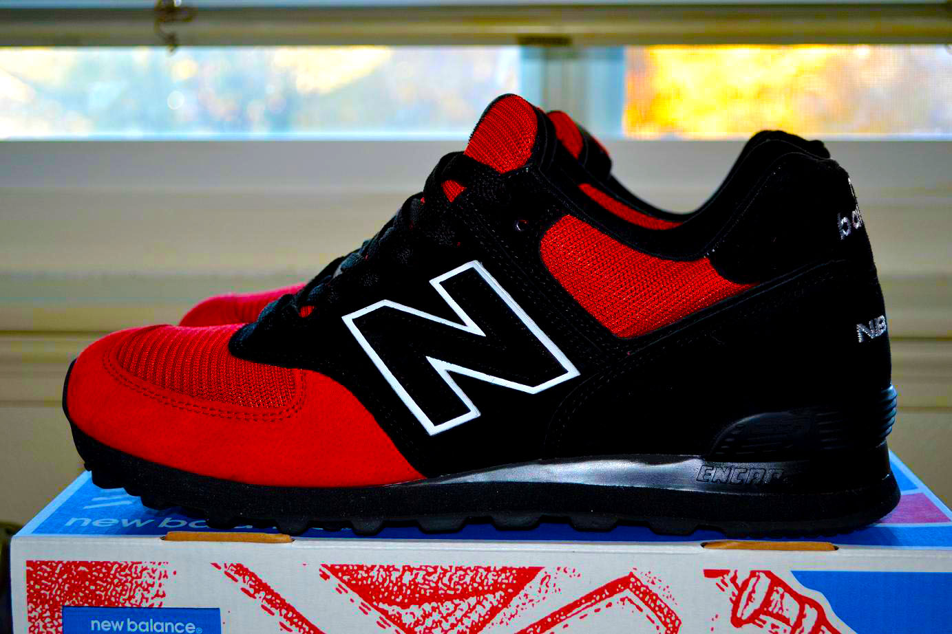 new balance 574 custom midnight rose 2